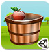 木桶接苹果